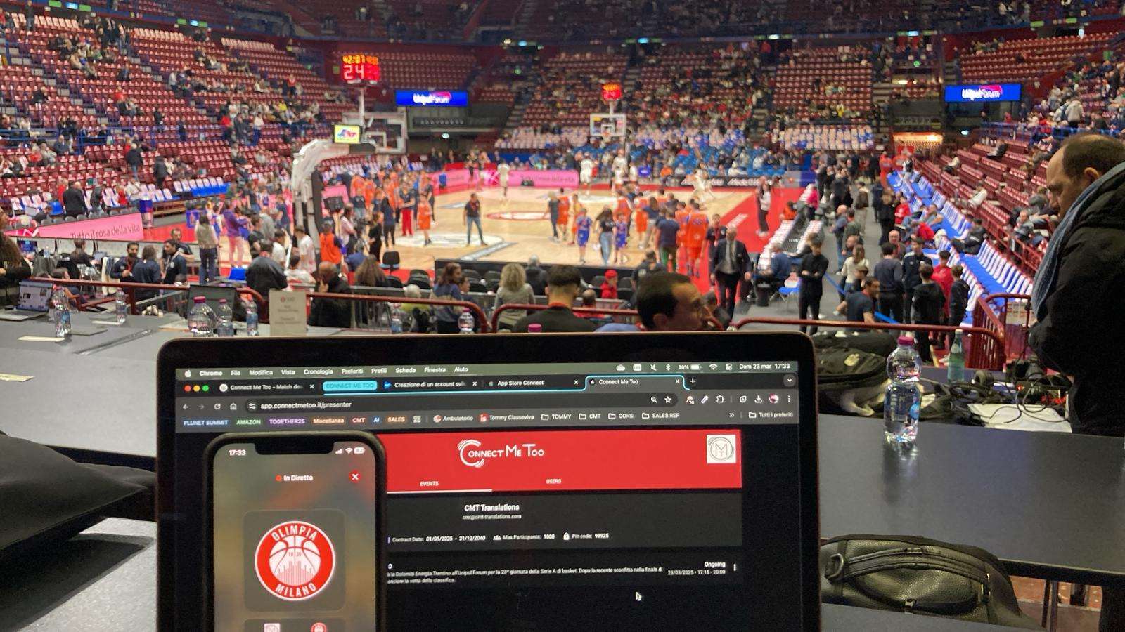 Connect Me Too - Olimpia basket Milano